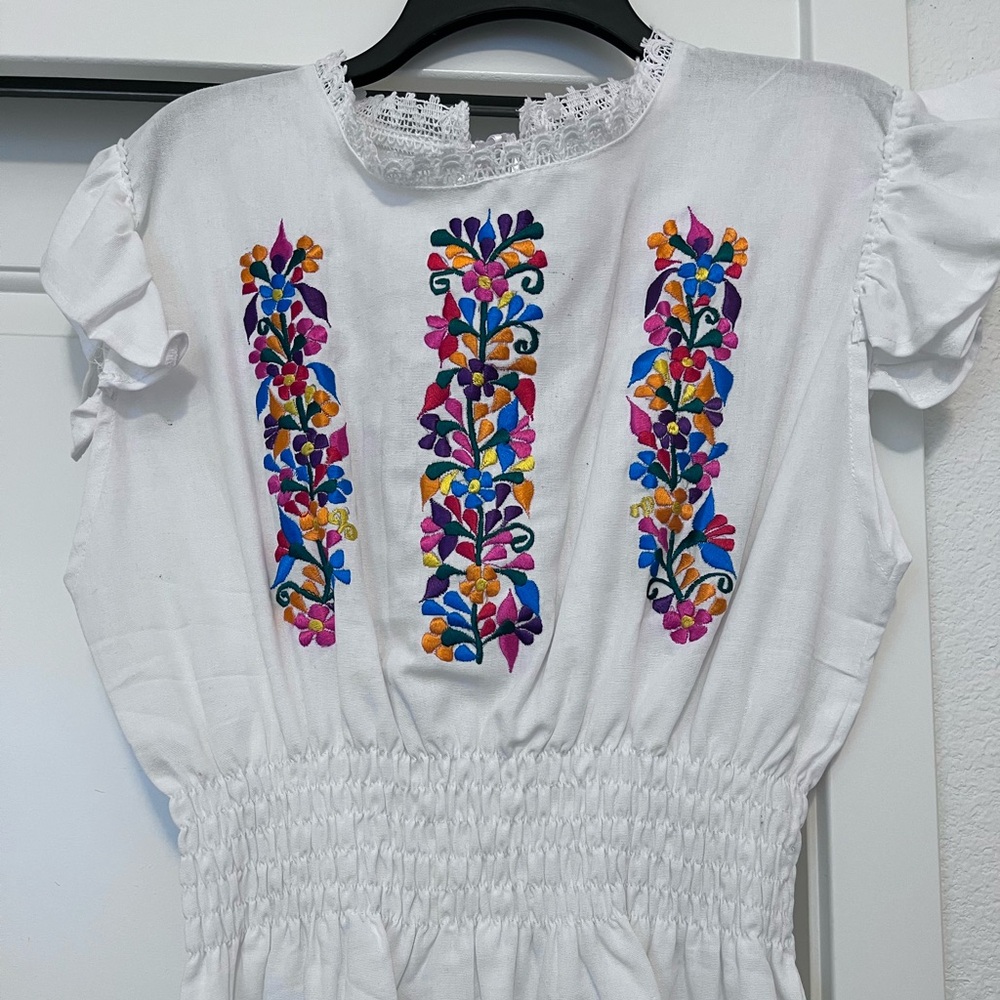 Handmade Colorful Embroidered Blouse